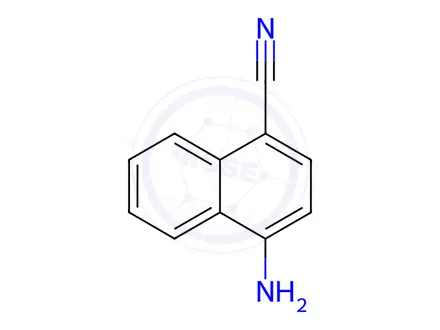 Chemical structure of 4-amino-1-naphthonitrile