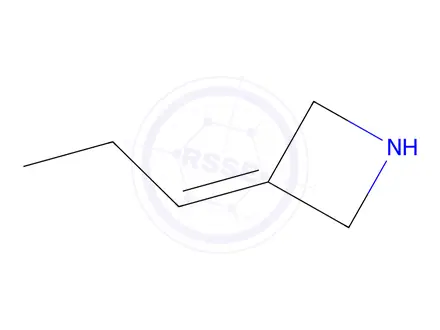 Chemical structure of 3-propylideneazetidine