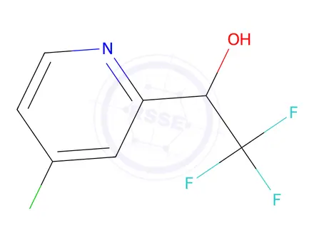 Chemical structure of 1-(4-Chloropyridin-2-yl)-2,2,2-trifluoroethanol