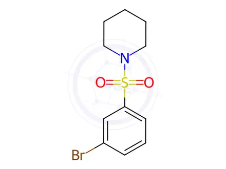 Chemical structure of 1-(3-Bromophenylsulfonyl)piperidine