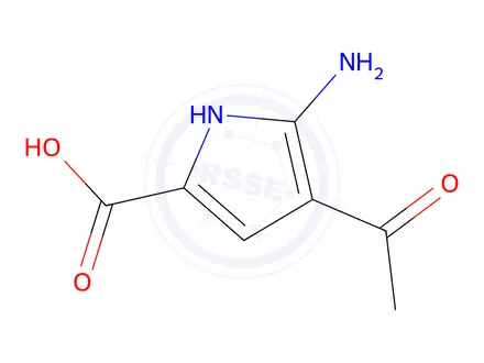 Chemical structure of 4-Acetyl-5-amino-1h-pyrrole-2-carboxylic acid