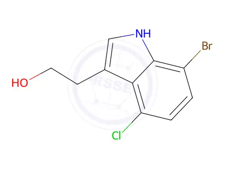 Chemical structure of 2-(7-Bromo-4-chloro-1H-indol-3-yl)ethan-1-ol