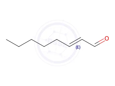 Chemical structure of trans-2-Octenal