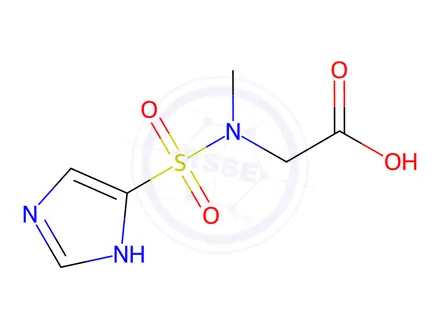 Chemical structure of [(1H-Imidazol-5-ylsulfonyl)(methyl)amino]-acetic acid