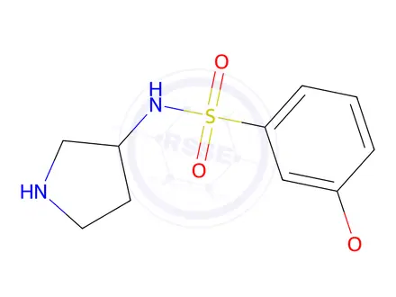 Chemical structure of 3-Methoxy-n-(pyrrolidin-3-yl)benzene-1-sulfonamide