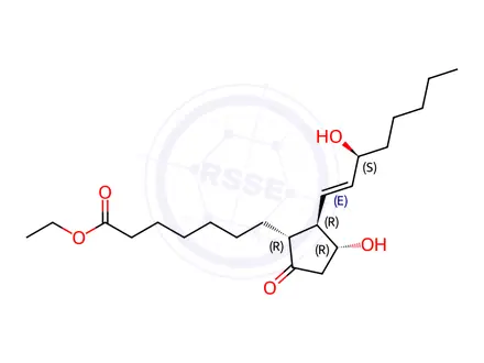 Chemical structure of Alprostadil (Prostaglandin E1) EP Impurity I