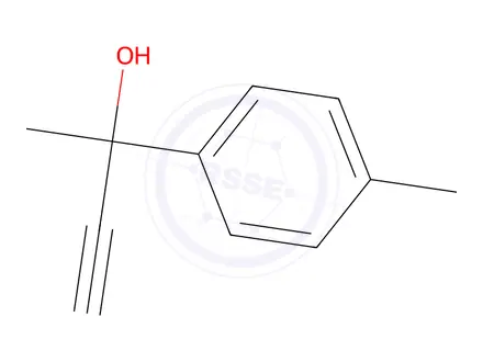 Chemical structure of 2-(P-tolyl)but-3-yn-2-ol