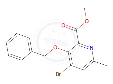 Chemical structure of Methyl 3-(benzyloxy)-4-bromo-6-methylpicolinate