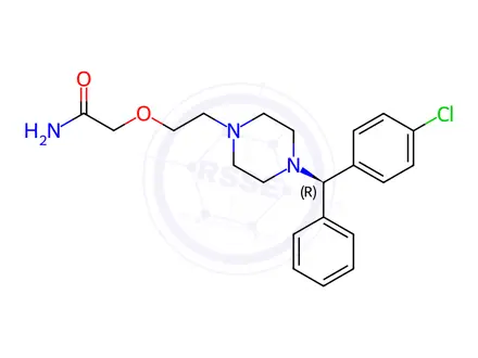 Chemical structure of Levocetirizine Ethyl ammonium Impurity 2