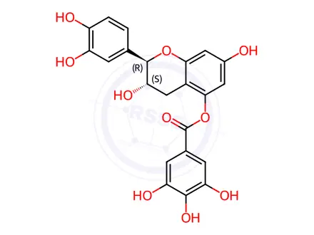 Chemical structure of CATECHIN-5-O-GALLATE