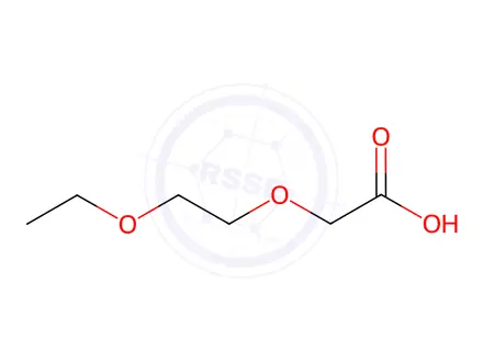Chemical structure of Ethoxyethoxy acetic acid-2