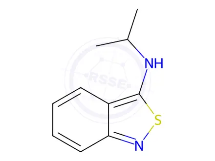 Chemical structure of N-isopropylbenzo[c]isothiazol-3-amine