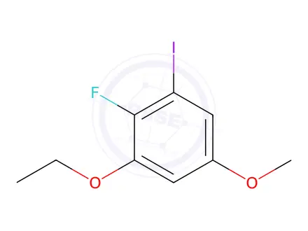Chemical structure of 1-Ethoxy-2-fluoro-3-iodo-5-methoxybenzene