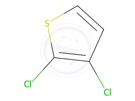 Chemical structure of 2,3-dichlorothiophene