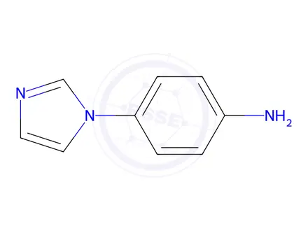 Chemical structure of 1-(4'-aminophen-1-yl)imidazole