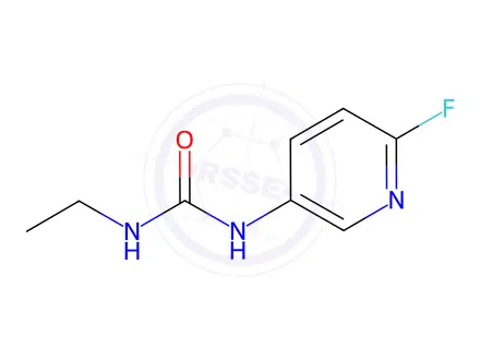 Chemical structure of Urea, N-ethyl-N'-(6-fluoro-3-pyridinyl)-