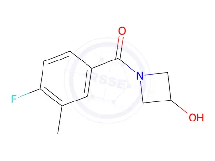 Chemical structure of (4-Fluoro-3-methylphenyl)(3-hydroxyazetidin-1-yl)methanone