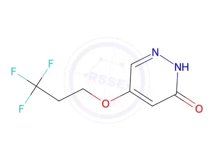 Chemical structure of 5-(3,3,3-Trifluoropropoxy)pyridazin-3(2H)-one