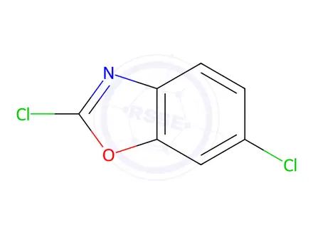 Chemical structure of 2, 6-Dichlorobenzoxazole
