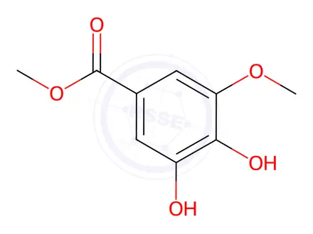 Chemical structure of 3,4-Dihydroxy-5-methoxybenzoic acid methyl ester