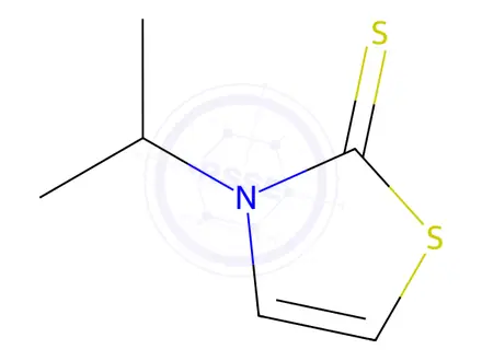 Chemical structure of 2(3H)-Thiazolethione,3-(1-methylethyl)-(9CI)