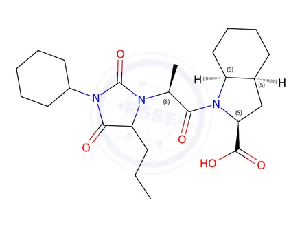 Chemical structure of Perindopril EP Impurity G