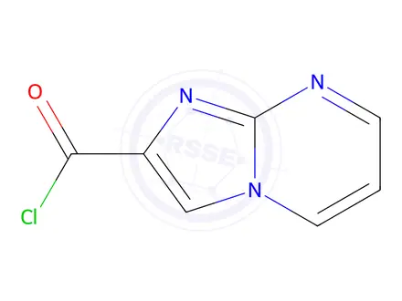 Chemical structure of Imidazo[1,2-a]pyrimidine-2-carbonyl chloride