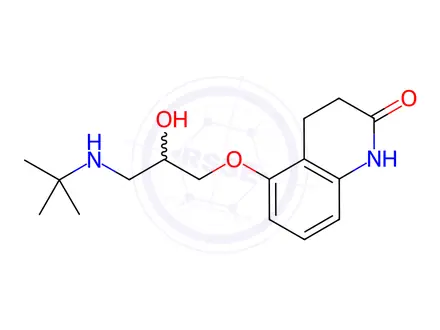 Chemical structure of Carteolol