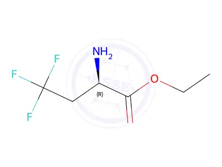 Chemical structure of (R)-2-Amino-4,4,4-trifluoro-butyric acid ethyl ester