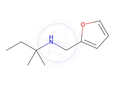 Chemical structure of n-(Furan-2-ylmethyl)-2-methylbutan-2-amine