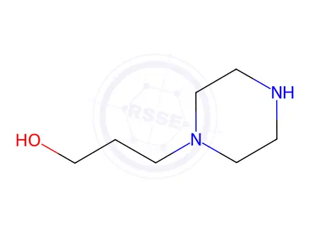 Chemical structure of 1-(3-Hydroxypropyl)piperazine