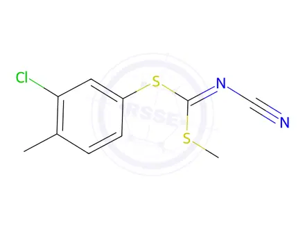 Chemical structure of (3-CHLORO-4-METHYLPHENYL) METHYL CYANOCARBONIMIDODITHIOATE