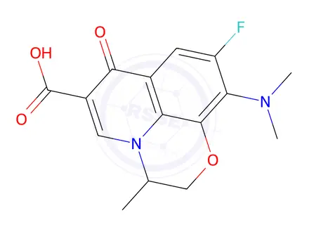 Chemical structure of Levofloxacin Impurity 105