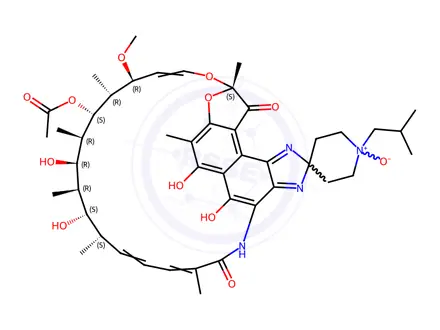 Chemical structure of Rifabutin N-Oxide