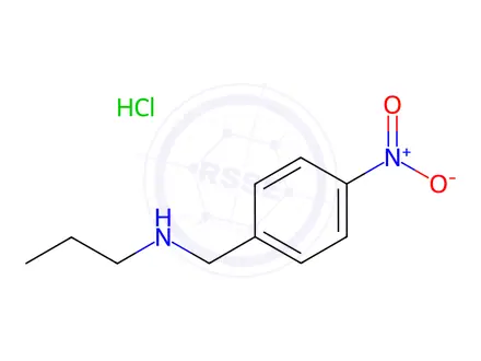 Chemical structure of N-(4-Nitrobenzyl)-N-(N-Propyl)Amine-Hydrochloride