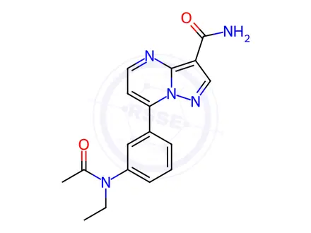 Chemical structure of Zaleplon USP Related Compound C