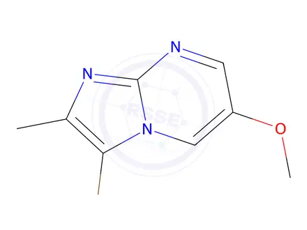 Chemical structure of 3-Bromo-6-methoxy-2-methylimidazo[1,2-A]pyrimidine