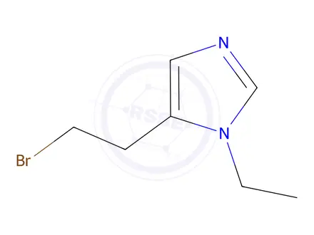 Chemical structure of 5-(2-Bromoethyl)-1-ethyl-1h-imidazole
