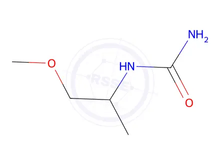 Chemical structure of (1-methoxypropan-2-yl)urea