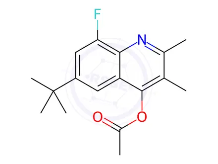 Chemical structure of Tebufloquin