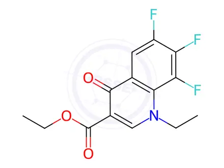 Chemical structure of Lomefloxacin Impurity 13