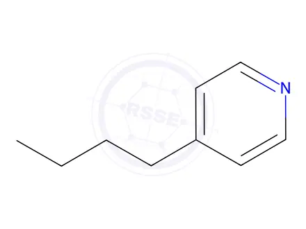 Chemical structure of 4-Butylpyridine