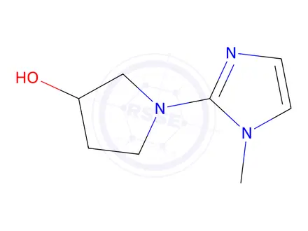 Chemical structure of 1-(1-Methyl-1h-imidazol-2-yl)pyrrolidin-3-ol