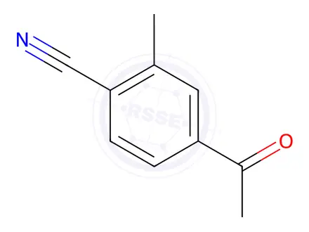 Chemical structure of 4-Acetyl-2-methylbenzonitrile