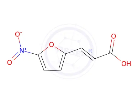 Chemical structure of 5-Nitro-2-Furan-acrylic Acid