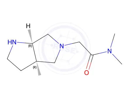Chemical structure of 2-(cis-Hexahydropyrrolo[3,4-b]pyrrol-5(1H)-yl)-N,N-dimethylacetamide
