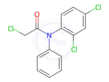 Chemical structure of 2-Chloro-N-(2,4-dichlorophenyl)-N-phenylacetamide