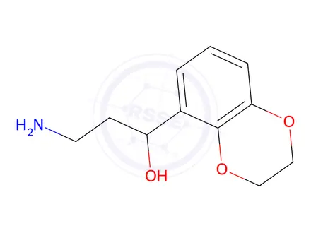 Chemical structure of 3-Amino-1-(2,3-dihydrobenzo[b][1,4]dioxin-5-yl)propan-1-ol