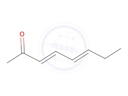 Chemical structure of 3,5-Octadien-2-one, (3Z,5E)-
