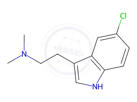 Chemical structure of 5-Chloro-N,N-dimethyltryptamine